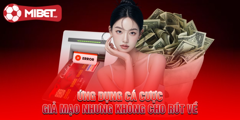 Ứng dụng cá cược giả mạo nhưng không cho rút về